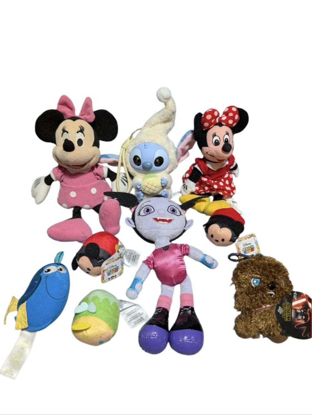 Disney Character Plush Lot - Some NWT